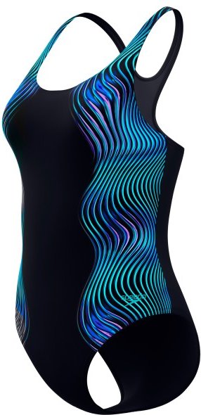 Speedo - Women's Print Medalist One Piece - Badeanzug Gr 48 blau
