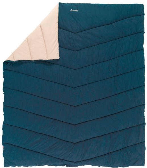 Outwell - Caldera Duvet Double - Kunstfaserschlafsack Gr 220 x 200 cm blau