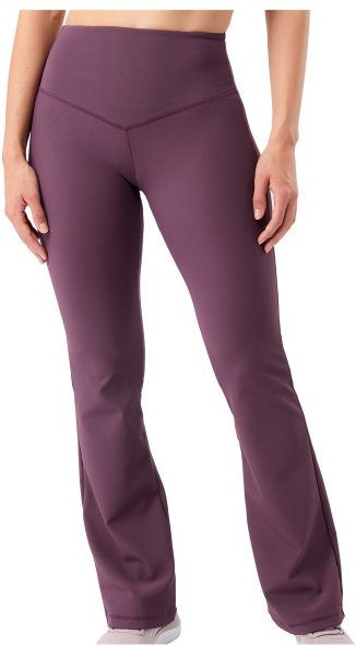 Mandala - Women's Flared & Ribbed Pants - Trainingshose Gr XL lila