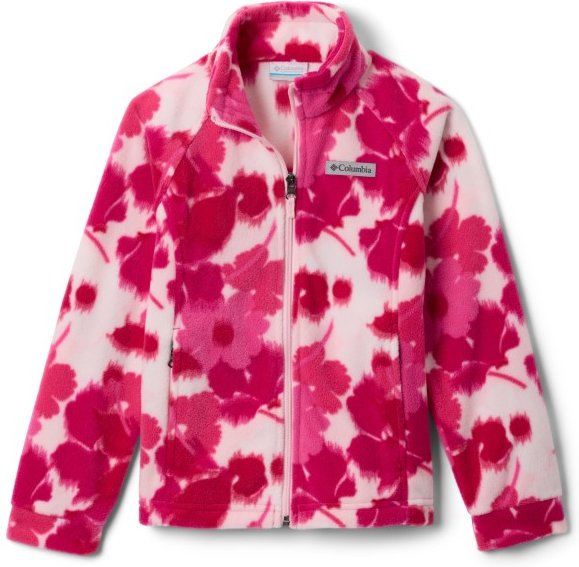 Columbia - Kid's Benton Springs II Printed Fleece - Fleecejacke Gr M rosa