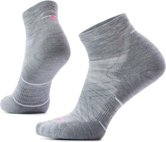Smartwool - Women's Run Targeted Cushion Ankle - Laufsocken Gr 42-45 grau