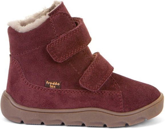 Thumbnail - Froddo - Kid's Zeru Tex Furry Barefoot - Winterschuhe Gr 28 rot
