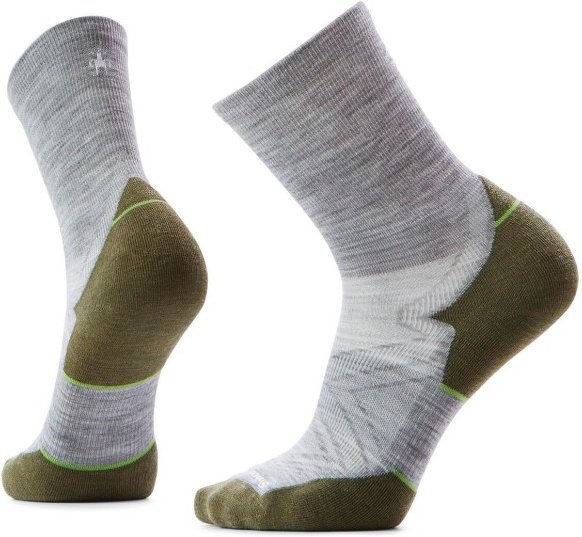 Smartwool - Run Targeted Cushion Mid Crew - Laufsocken Gr 46-49 grau