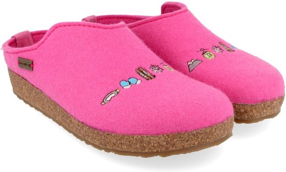 Haflinger - Grizzly Pistenglück - Hausschuhe Gr 39 rosa