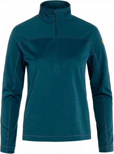 Fjällräven - Women's Abisko Lite Fleece Half Zip - Fleecepullover Gr S blau