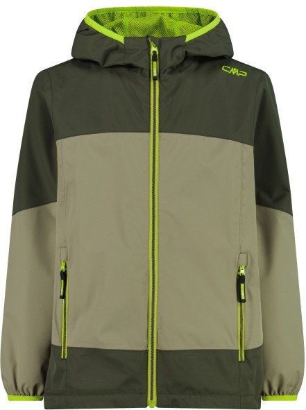 CMP - Kid's Jacket Fix Hood Ripstop - Regenjacke Gr 128 oliv
