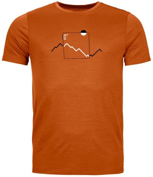 Ortovox - 150 Cool Peak Focus T-Shirt - Merinoshirt Gr S braun