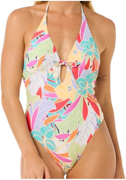 Thumbnail - Rip Curl - Women's Cala Vadella Cheeky One Piece - Badeanzug Gr L bunt