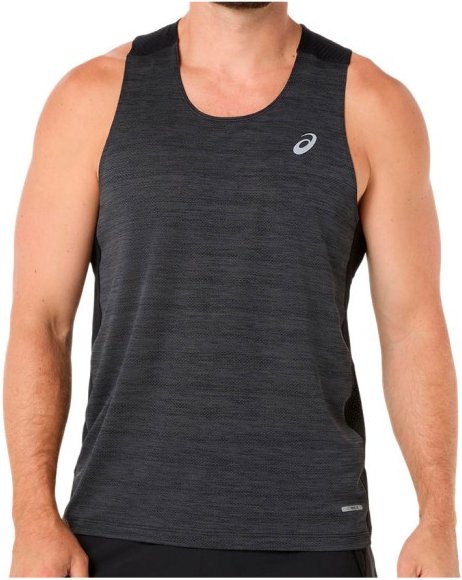 Asics - Road Singlet - Tank Top Gr XXL grau