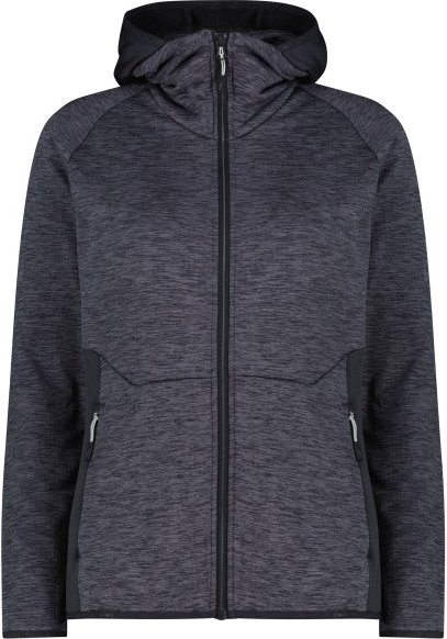 CMP - Women's Jacket Fix Hood - Fleecejacke Gr 38 grau