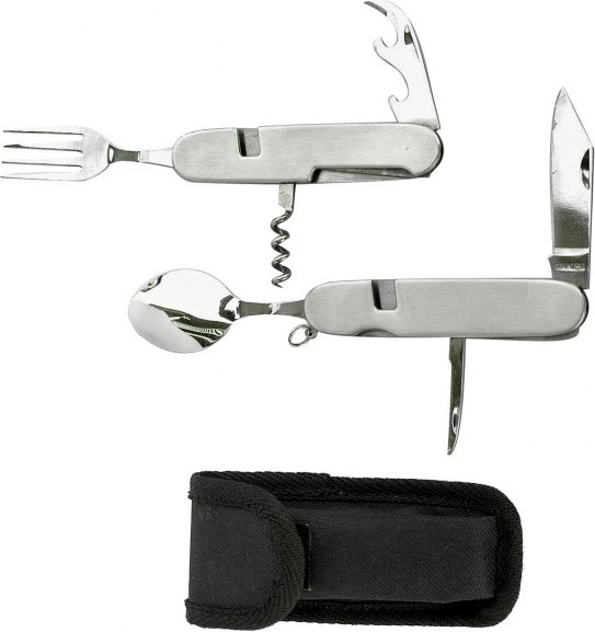 Origin Outdoors - Biwak Survival Besteck - Besteck-Set grau/schwarz