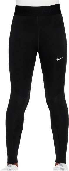 Nike - Girl's Pro Therma-Fit Mid-Rise Leggings - Leggings Gr S schwarz