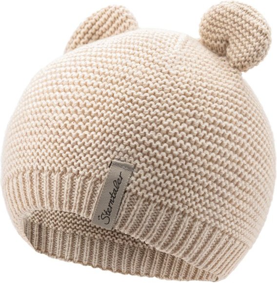 Sterntaler - Kid's Strickmütze Ohren - Mütze Gr 37 cm beige
