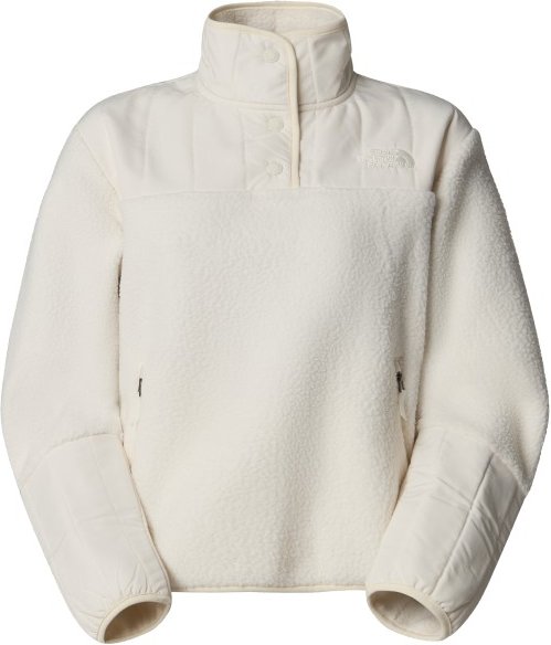 The North Face - Women's Cragmont Fleece 1/4 Snap - Fleecepullover Gr L beige/grau