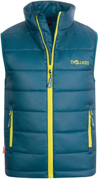 Trollkids - Kids Trondheim Vest - Kunstfaserweste Gr 110 blau