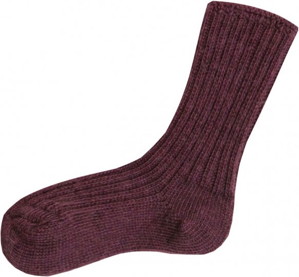 Joha - Kid's Uld-Sok - Merinosocken Gr 27-30 rot