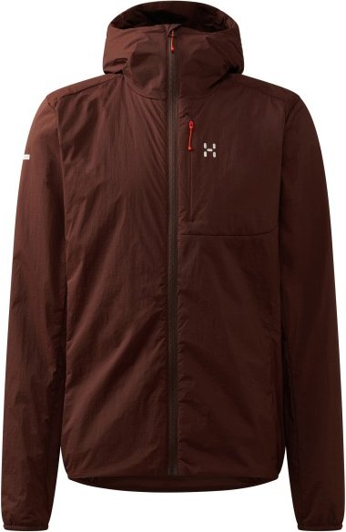 Thumbnail - Haglöfs - L.I.M Mimic Barrier Hood - Kunstfaserjacke Gr XL braun