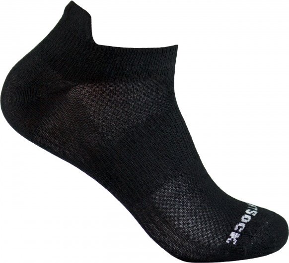 Wrightsock - Coolmesh II Low Tab - Multifunktionssocken Gr S schwarz
