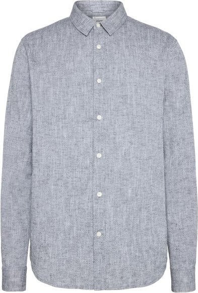 KnowledgeCotton Apparel - Regular Fit Structured Shirt - Hemd Gr S grau