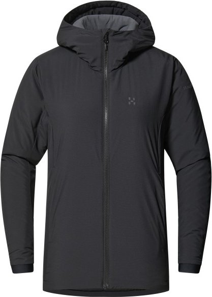 Thumbnail - Haglöfs - Women's Mimic Alert Hood - Kunstfaserjacke Gr M grau/schwarz