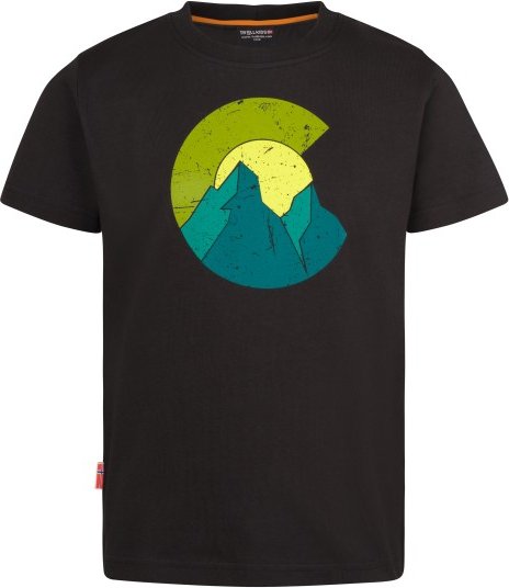 Trollkids - Kid's Halsafjord T-Shirt - T-Shirt Gr 128 schwarz