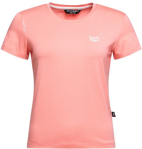 Chillaz - Women's Iseo Search & Respect T-Shirt - T-Shirt Gr 40 rot/rosa