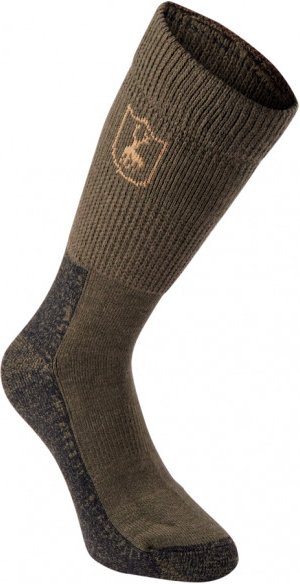 Deerhunter - Short Wool Socks Deluxe - Merinosocken Gr 36-39 braun