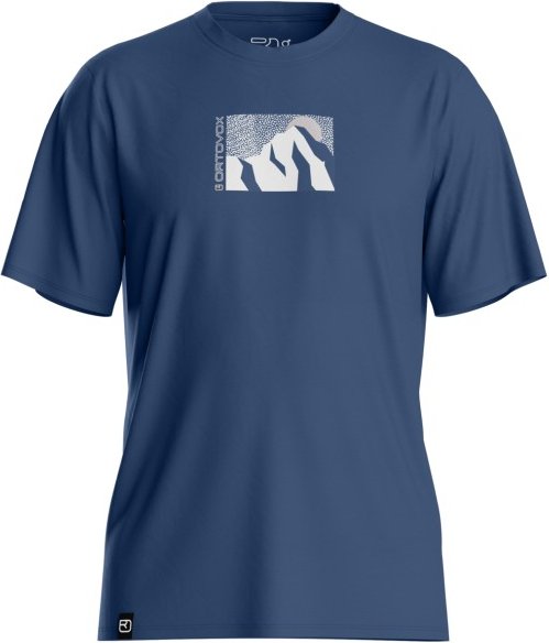 Ortovox - 120 Cool Tec Mountain Sun T-Shirt - Merinoshirt Gr S blau