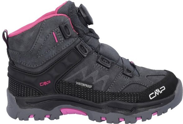 Thumbnail - CMP - Kid's Kiruna Mid Fitgo Trekking Shoes WP - Wanderschuhe Gr 35 schwarz