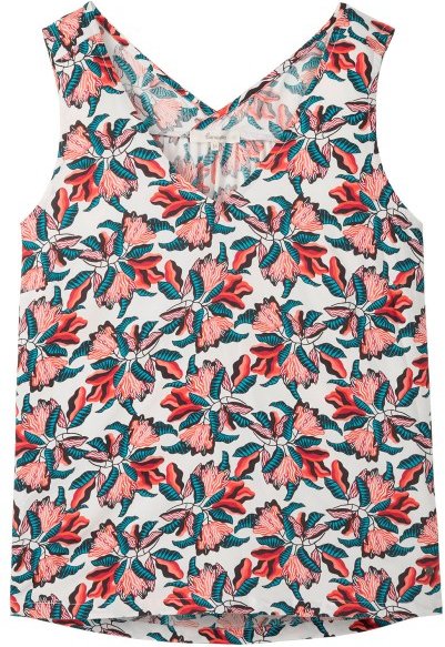 Thumbnail - Tranquillo - Women's Top aus Ecovero Viskose - T-Shirt Gr 44 bunt