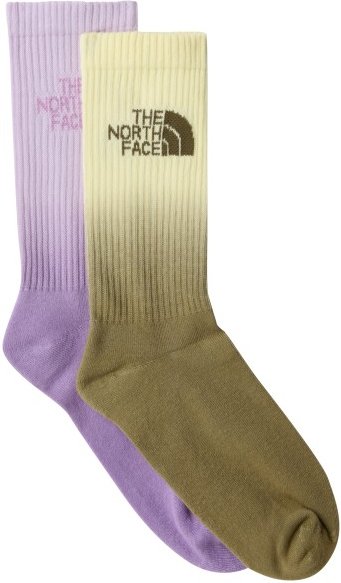 The North Face - Everyday Crew Sock Dip Dye 2-Pack - Multifunktionssocken Gr M oliv