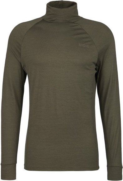 Stoic - Merino180 BengtSt. Turtle Neck - Merinounterwäsche Gr M braun