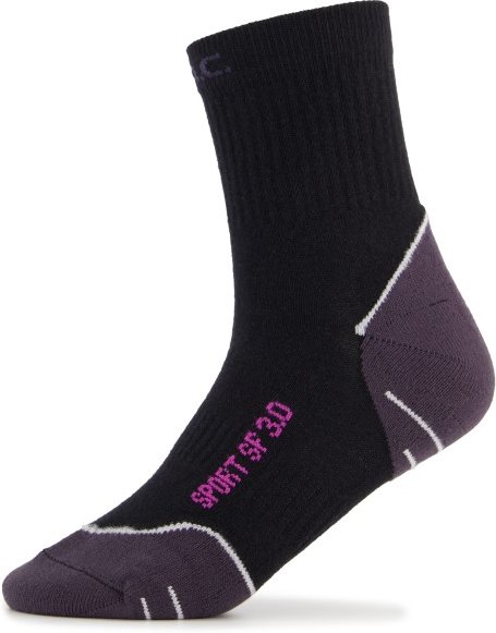 Thumbnail - P.A.C. - Women's SP 3.0 Basic Sport - Multifunktionssocken Gr 35-37 schwarz