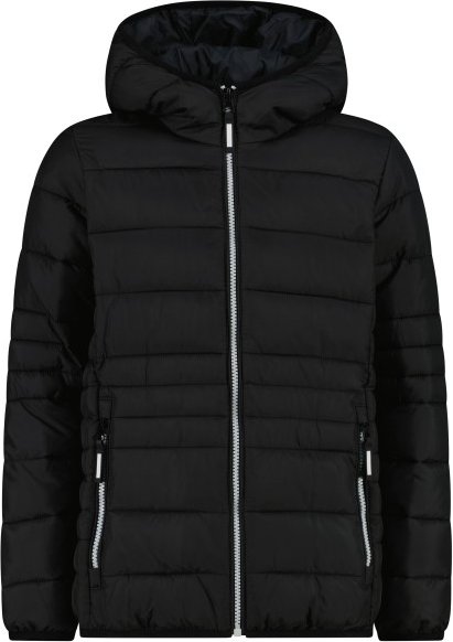 Thumbnail - CMP - Girl's Down Jacket Fix Hood Taffeta - Kunstfaserjacke Gr 176 schwarz