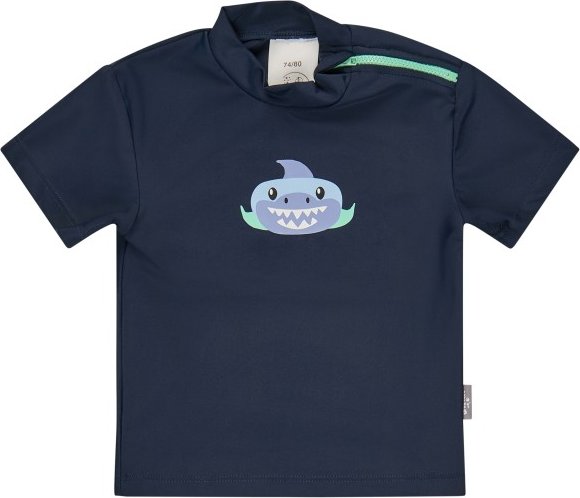 Sterntaler - Kid's Badeshirt Kurzarm Hai - Lycra Gr 116 blau