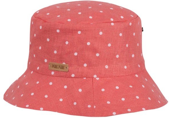 Pure Pure - Kid's Schlapphut Leinen - Hut Gr 53 cm rot