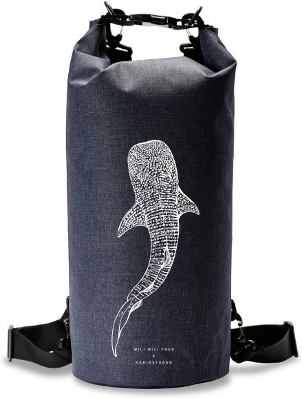 Wili Wili Tree - Artist Collab Edition - Wale Shark - Packsack Gr 15 l blau