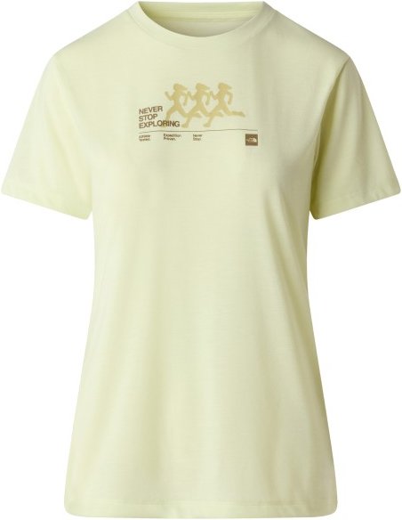 The North Face - Women's Bitmap Silhouette Short Sleeves Tee - Funktionsshirt Gr XL gelb/beige