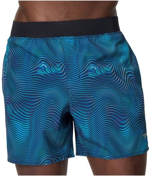 Speedo - Print Lookout Volley 16 - Badehose Gr M blau