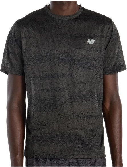 New Balance - Athletics Printed T-Shirt - Laufshirt Gr XL schwarz