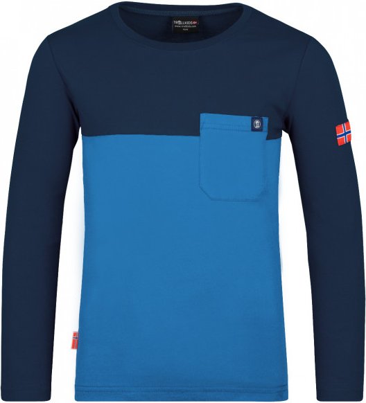 Trollkids - Kid's Bergen Longsleeve - Longsleeve Gr 152 blau