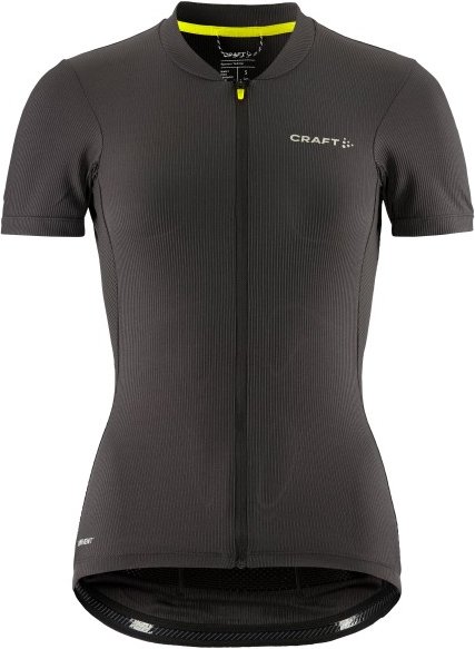Craft - Women's ADV Endur Jersey - Radtrikot Gr L grau/schwarz