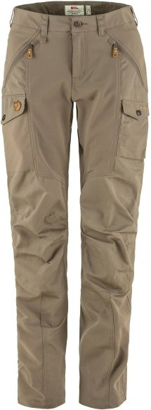 Fjällräven - Women's Nikka Trousers Curved - Trekkinghose Gr 40 - Raw Length beige