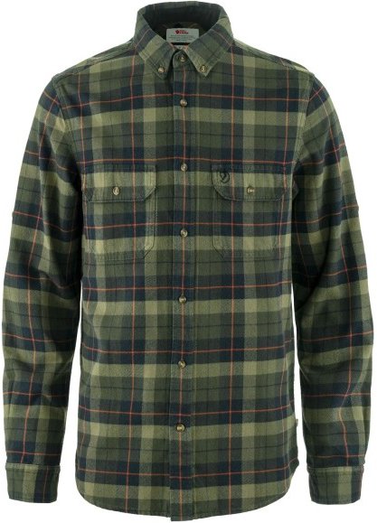Fjällräven - Singi Heavy Flannel Shirt - Hemd Gr L oliv