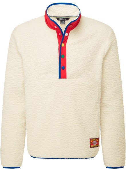 Thumbnail - Sherpa - Tarcho Snap 1/4 Pullover - Fleecepullover Gr L beige