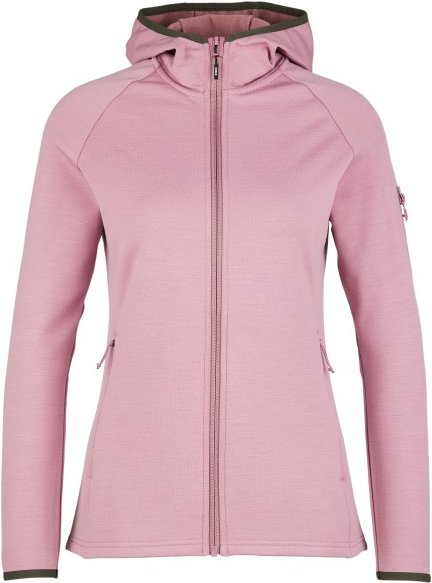 Stoic - Women's MerinoFleece335 KuolpaSt. II Zip Hoody - Merinohoodie Gr XL rosa