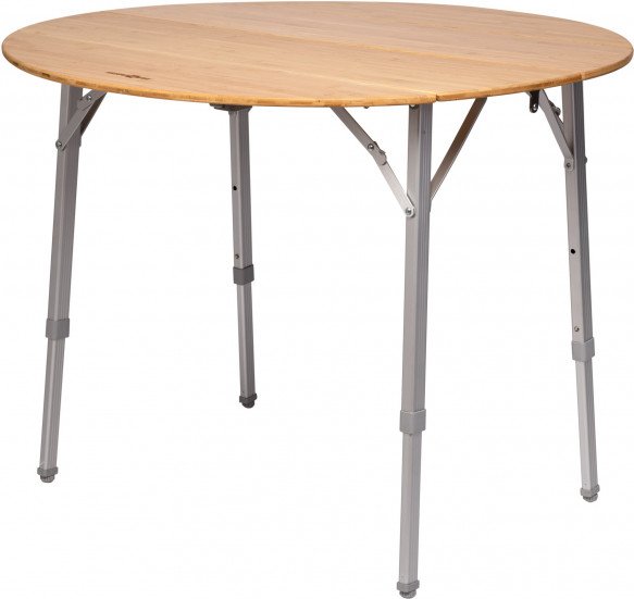 Brunner - Camperking R - Campingtisch Gr Ø 90 x H49/58/70 cm beige