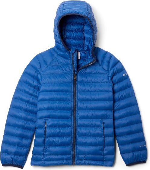Columbia - Kid's Powder Pass Hooded Jacket - Kunstfaserjacke Gr XS blau