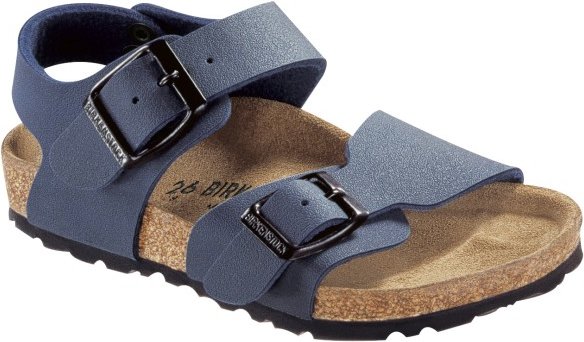 Birkenstock - Kid's New York Birkibuc - Sandalen Gr 25 - Narrow blau