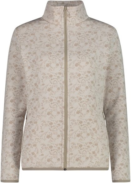 CMP - Women's Printed Stretch Jacket - Fleecejacke Gr 42 grau